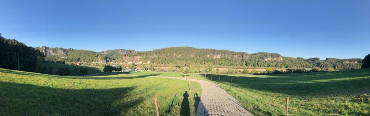 Moderne Pension Vonbartsch Mit Ladestation In Der Saechsischen Schweiz Struppen 외부 사진